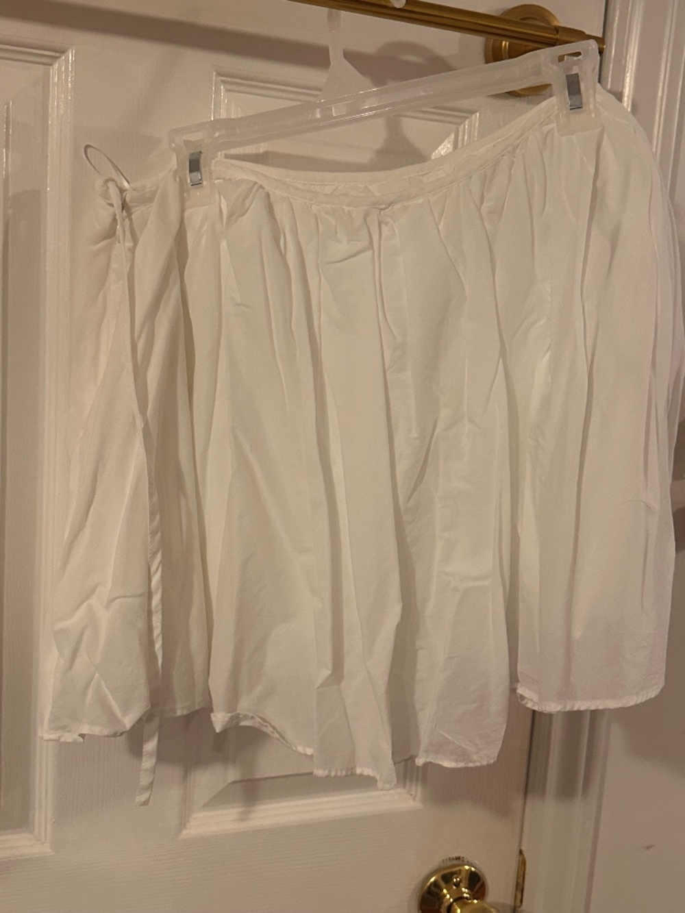White Circle Skirt